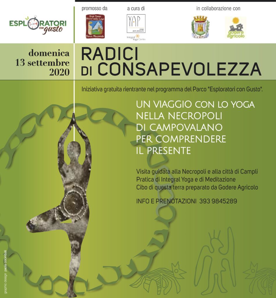 RADICI DI CONSAPEVOLEZZA – Un viaggio con lo Yoga nella Necropoli di Campovalano per comprendere il Presente