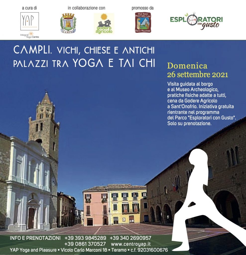 Campli: Chiese e Antichi Palazzi tra Yoga e Tai Chi (“Esploratori con Gusto”)