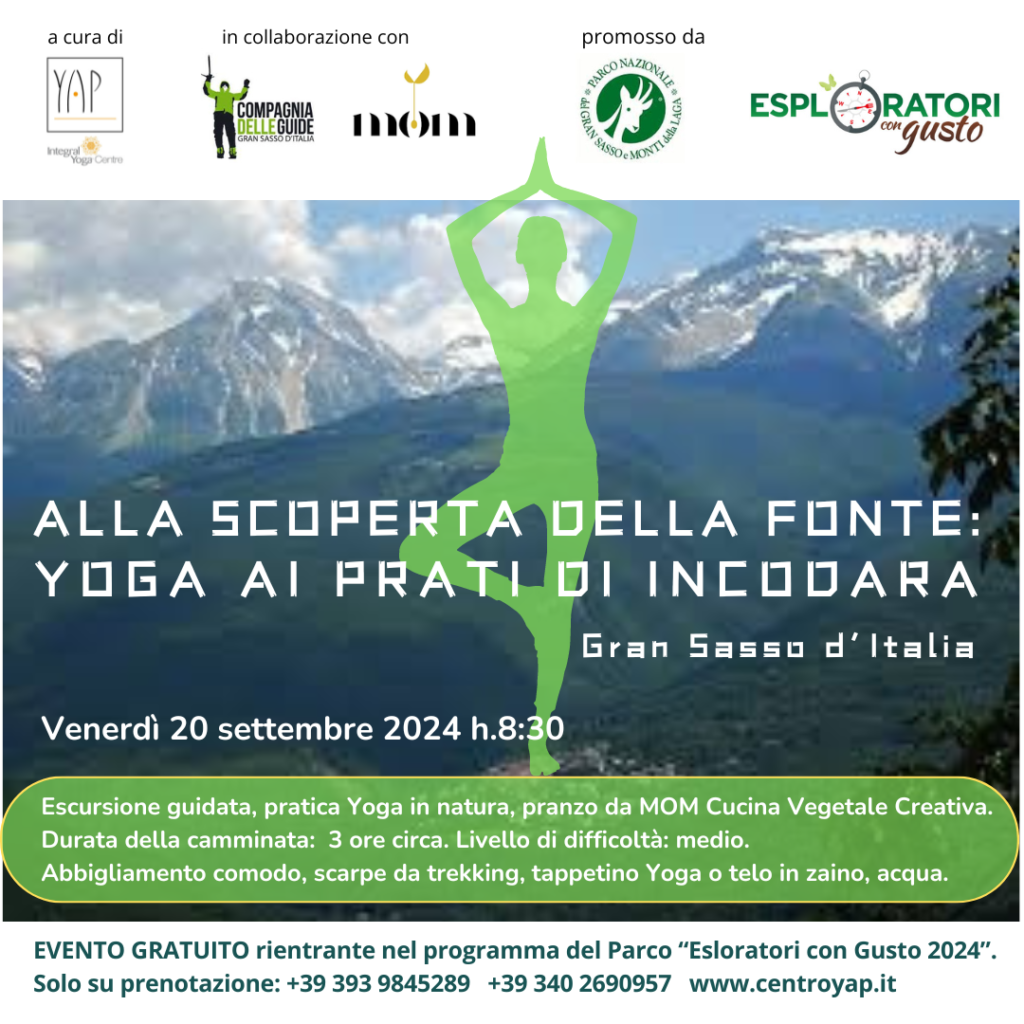 ALLA SCOPERTA DELLA FONTE: YOGA AI PRATI DI INCODARA