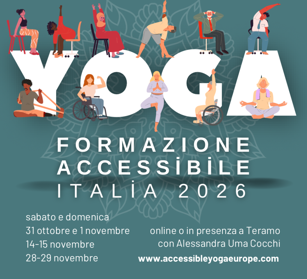 CORSO DI FORMAZIONE IN YOGA ACCESSIBILE • edizione autunnale