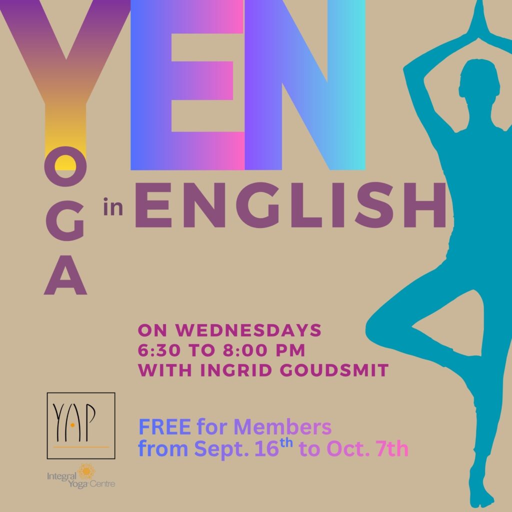 YOGA IN ENGLISH • gratuito dal 16 settembre al 7 ottobre