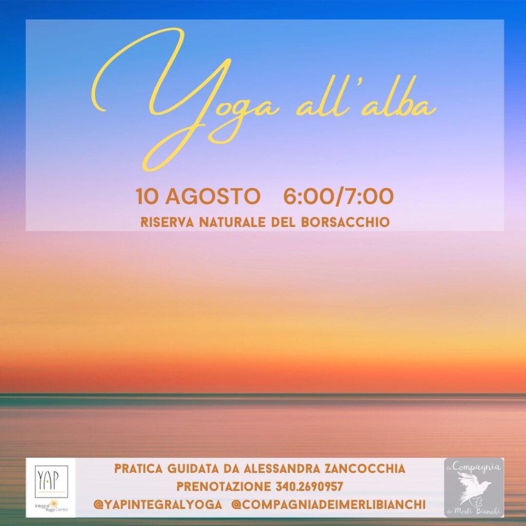 YOGA ALL’ALBA ALLA RISERVA MARINA DEL BORSACCHIO