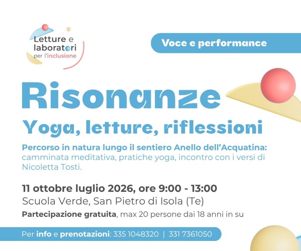 RISONANZE • Yoga, letture, riflessioni